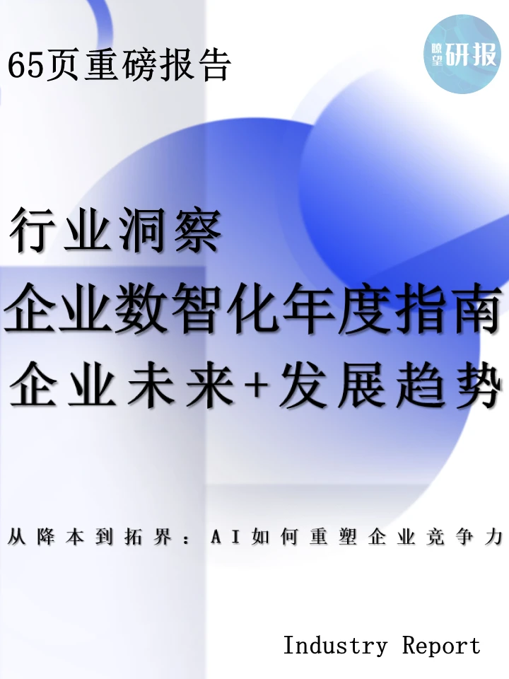 Agentic AI来袭：2025企业数智化年度指南