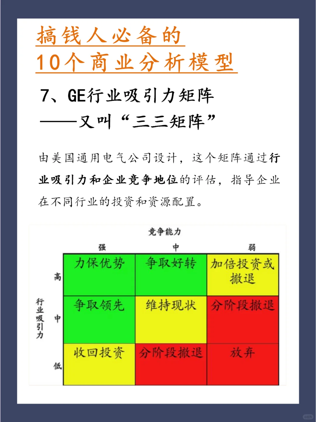 2025年搞钱人必备的10个常用商业分析模型!