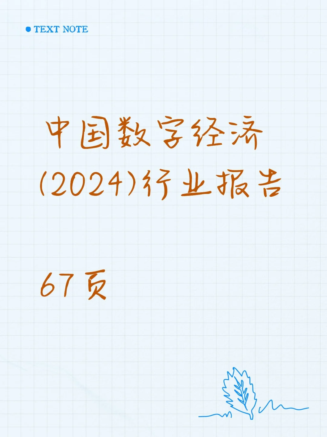 中国数字经济(2024)行业报告