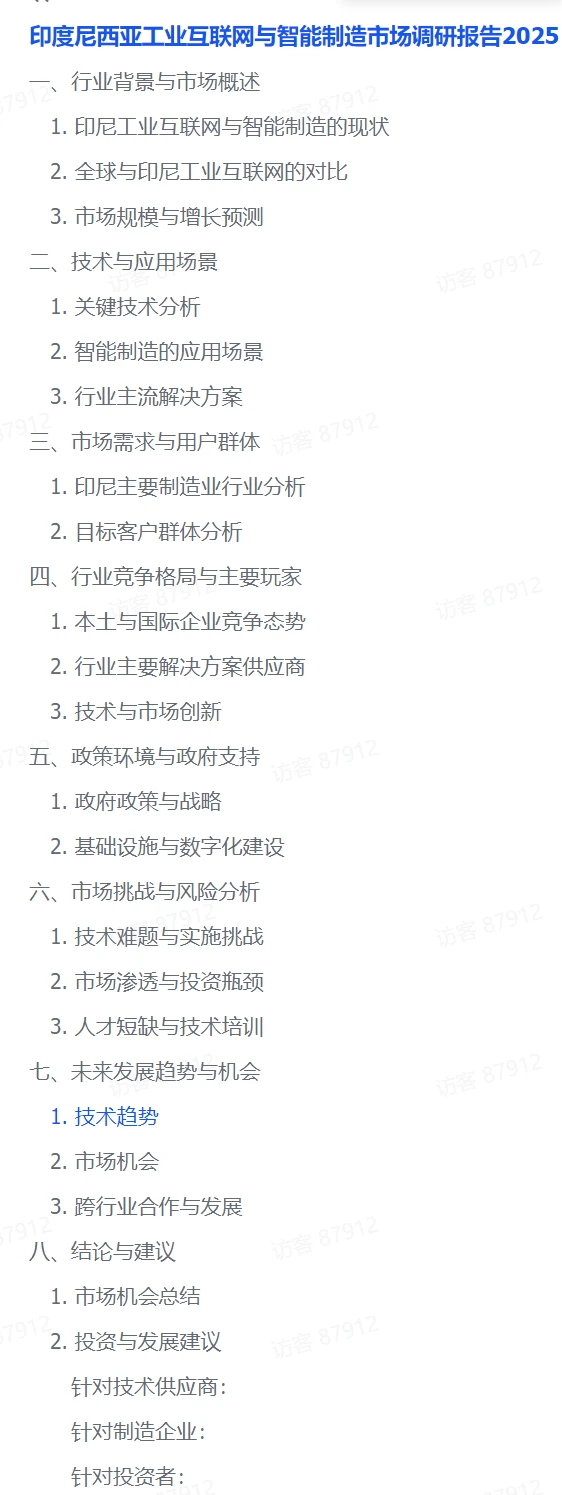 出海印尼工业互联网与智能制造市场报告2025
