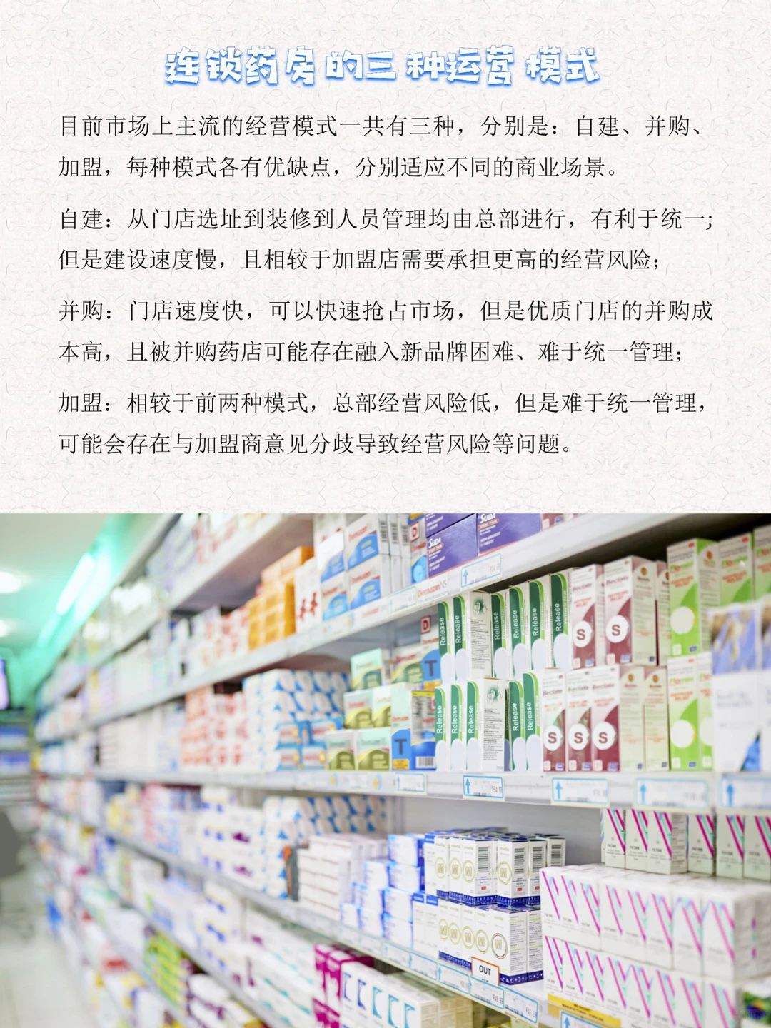 每天解读一家商业模式第④期｜连锁药房