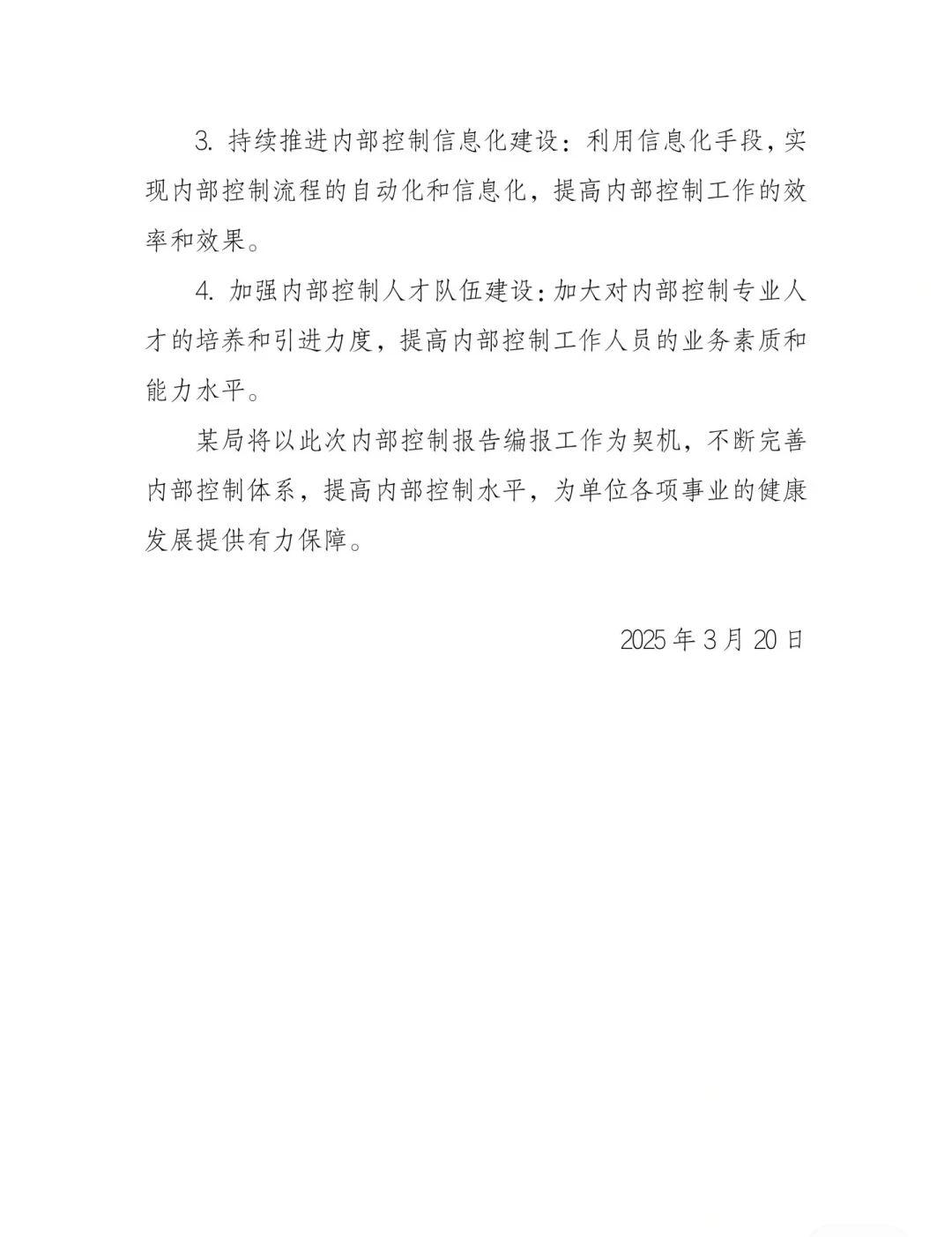 2024年度单位内部控制报告