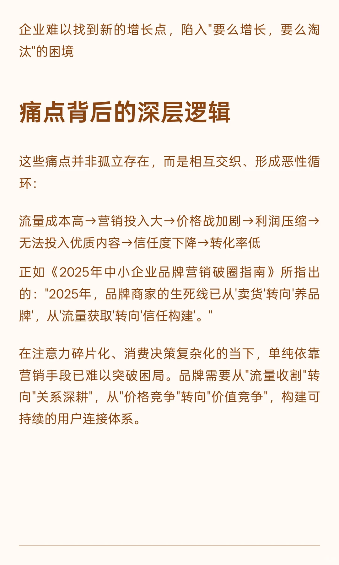 2025年品牌商家的五大核心痛点