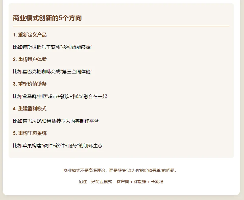1分钟讲清什么是商业模式