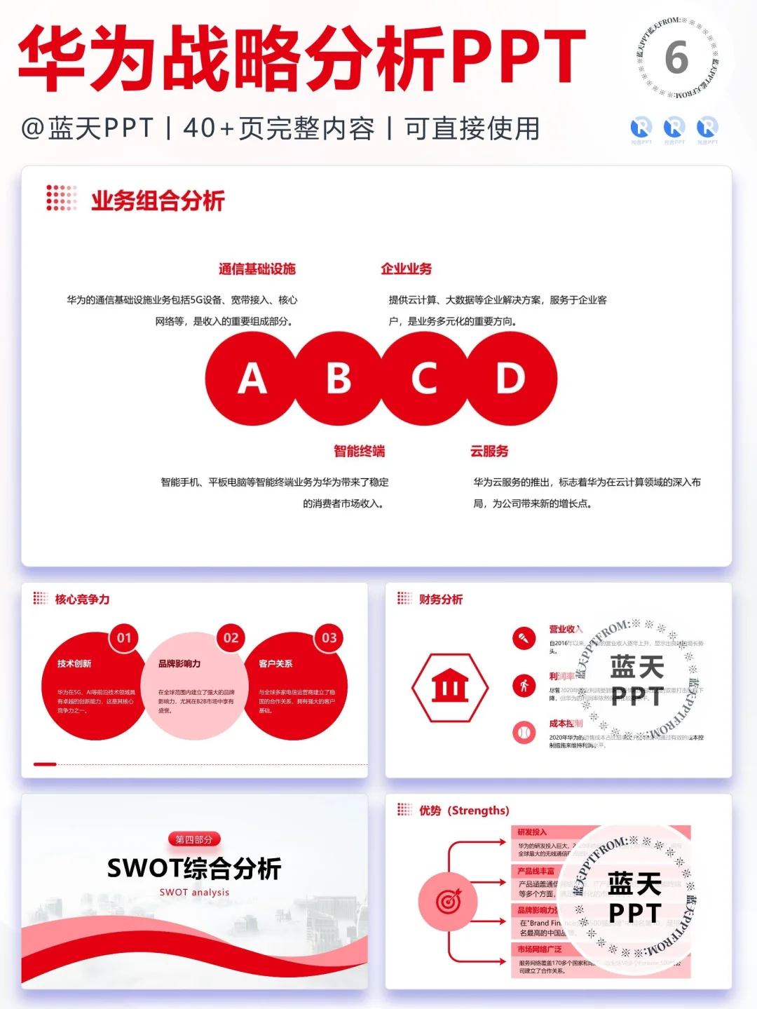 【078】华为战略分析营销策略 SWOT PPT