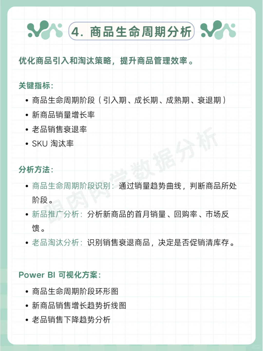 商品分析五大基础维度