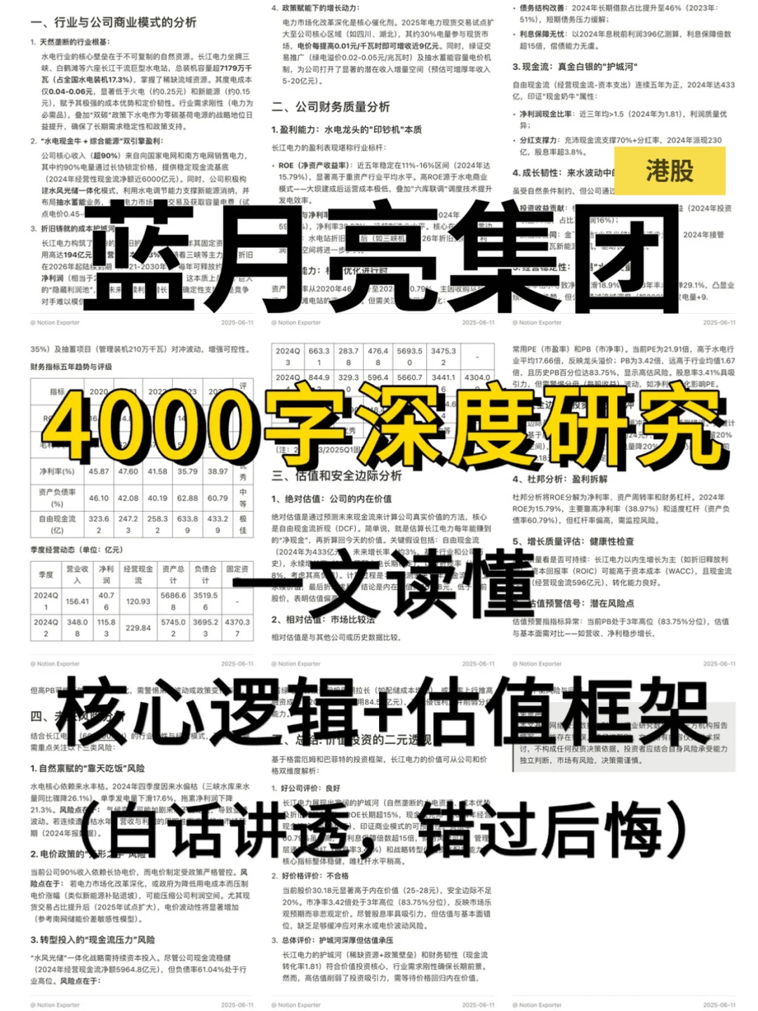 蓝月亮集团 4000 字深度研报