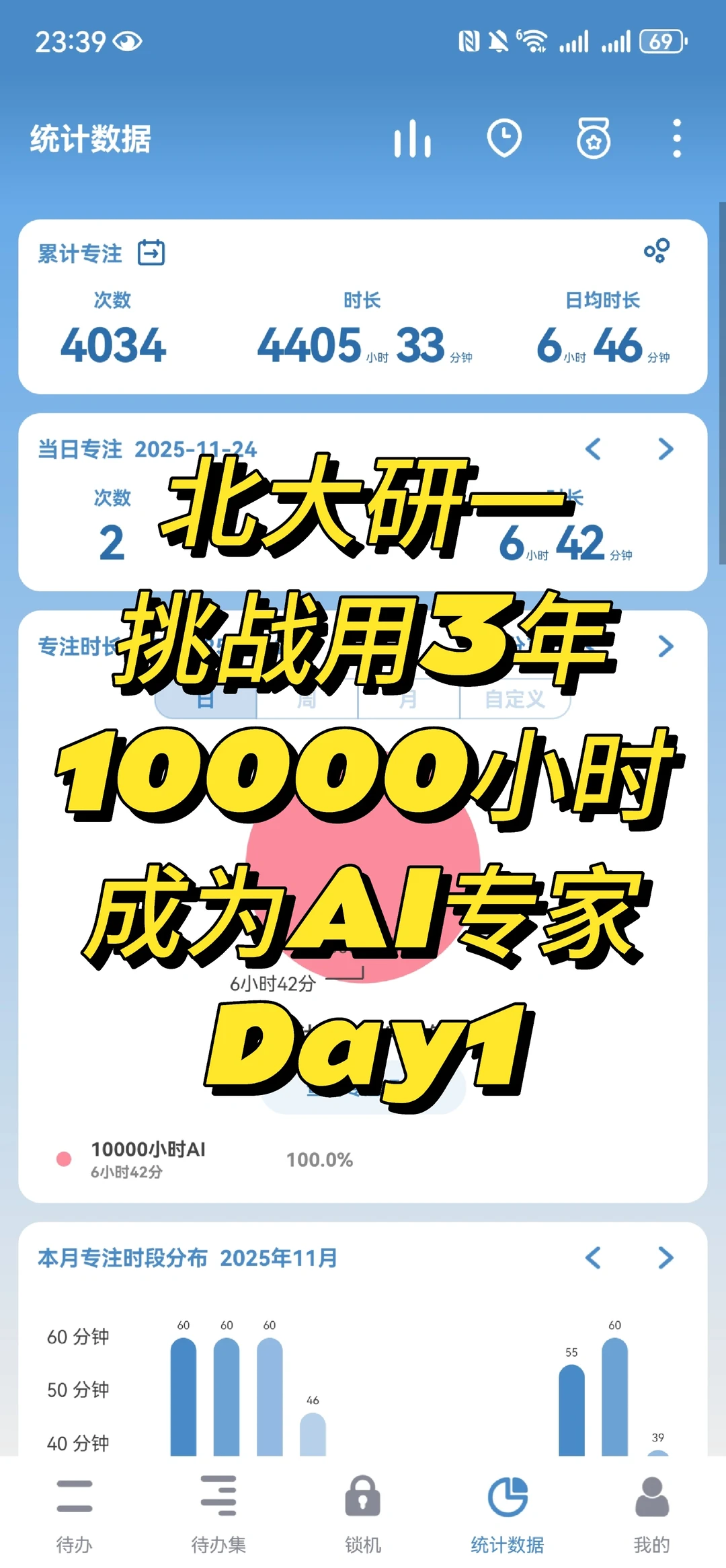 北大研一 | 挑战用3年10000小时学AI Day1