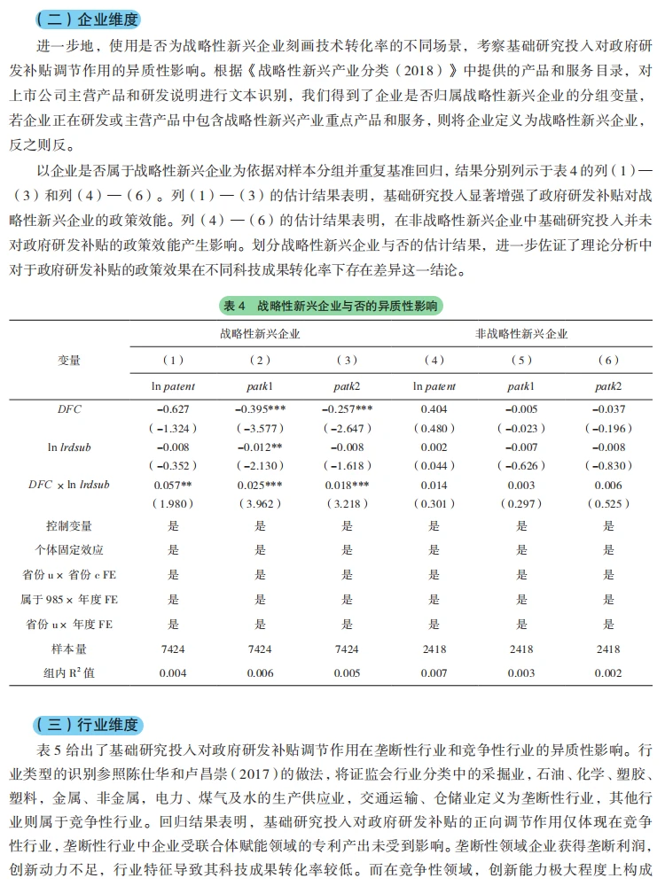 基础研究 + 研发补贴,创新效能翻倍!