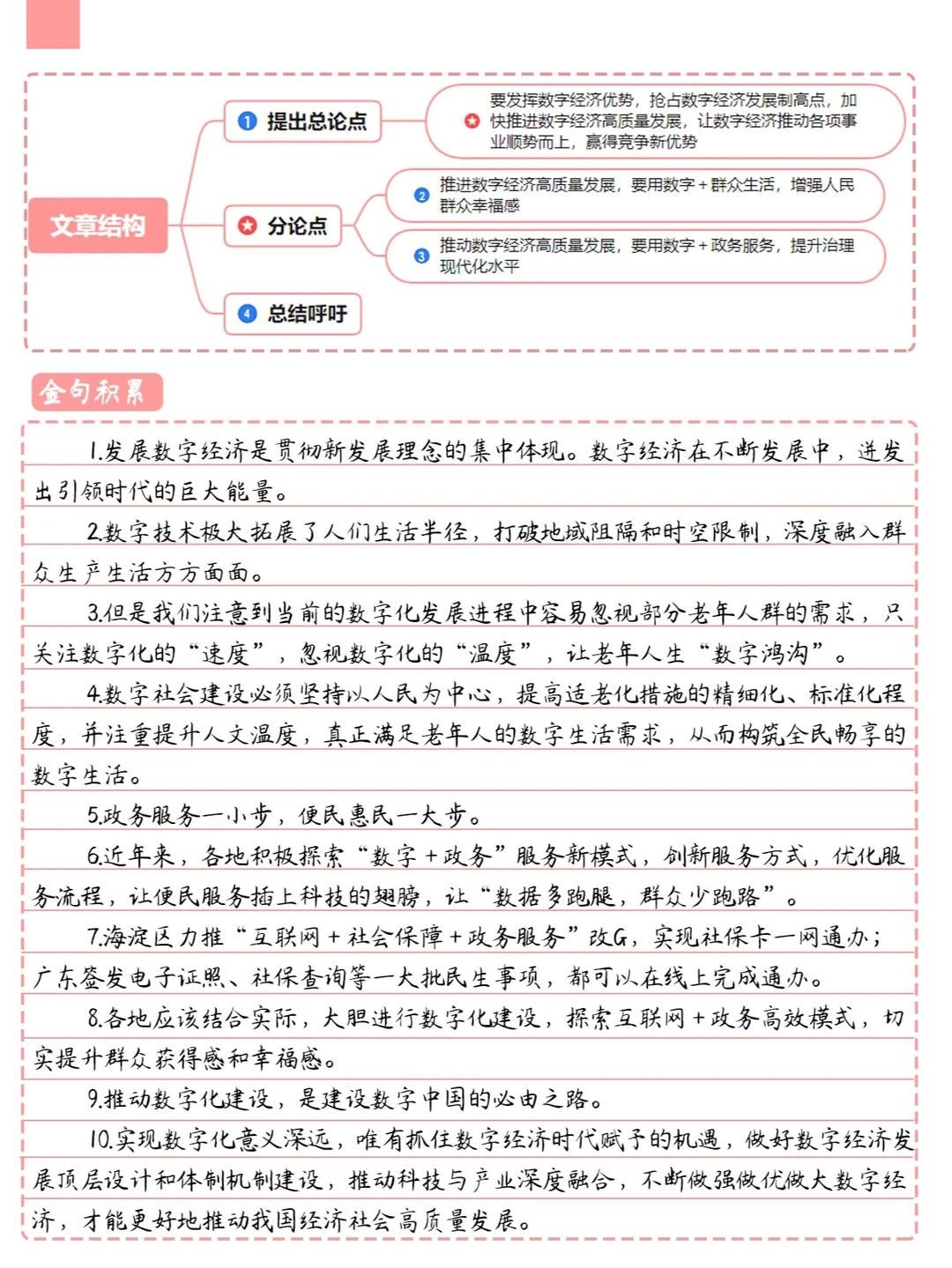 省考联考范文：加快推进数字经济高质量发展