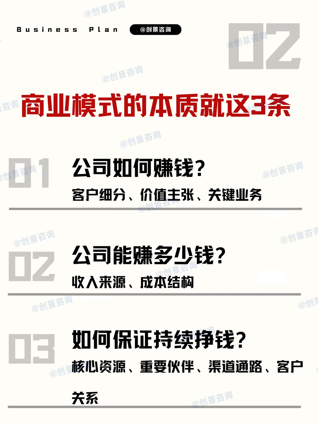 商业模式核心要点：简单易懂