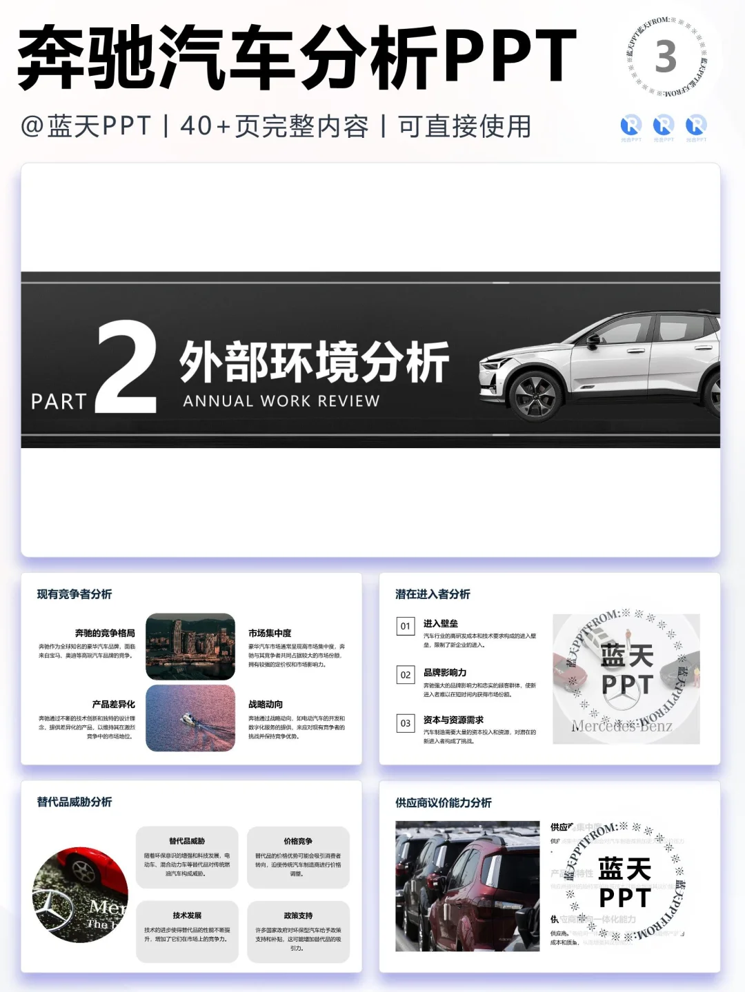 【014】奔驰汽车战略品牌营销策略分析PPT