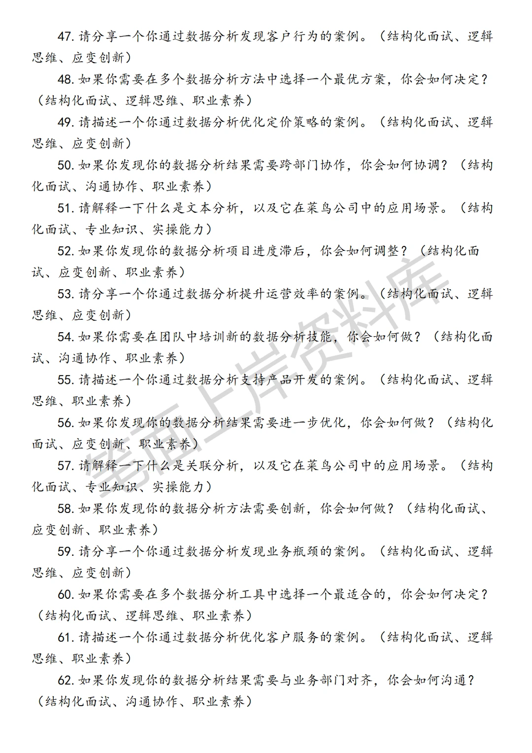 菜鸟公司决策数据分析