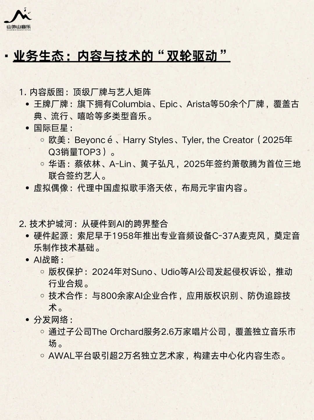 解码索尼音乐:技术驱动的内容资产管理专家