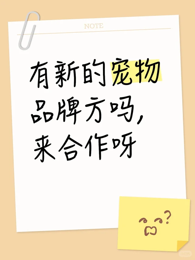 找宠物品牌方呀