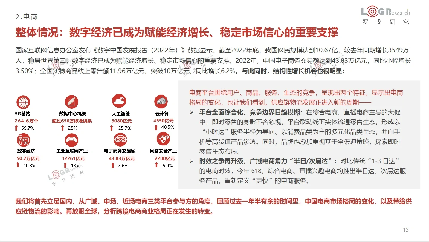 91页报告|2022-2023罗格物流行业年报(简)