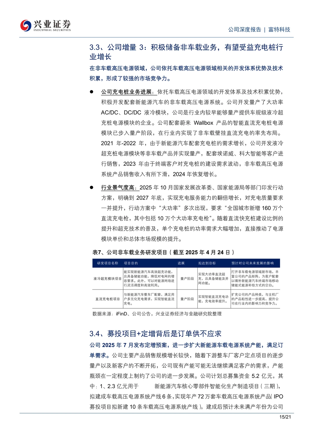 富特科技车载电源领先企业研究报告