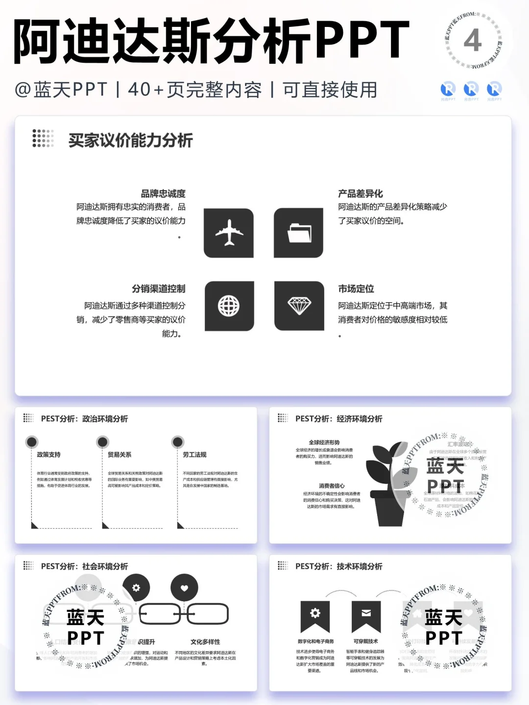 【005】阿迪达斯企业战略营销策略分析PPT