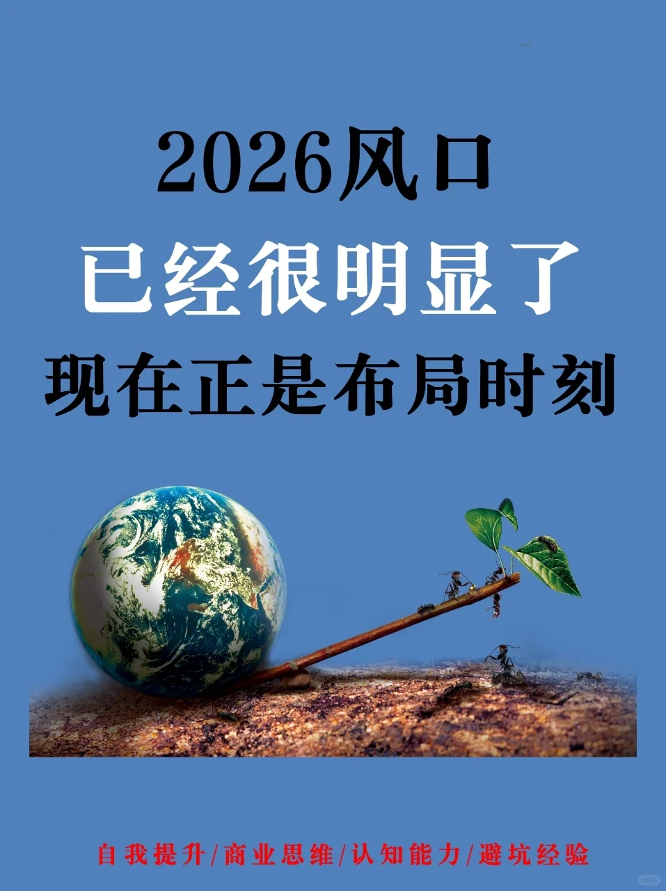2026年风口路子，现在正是布局的时候