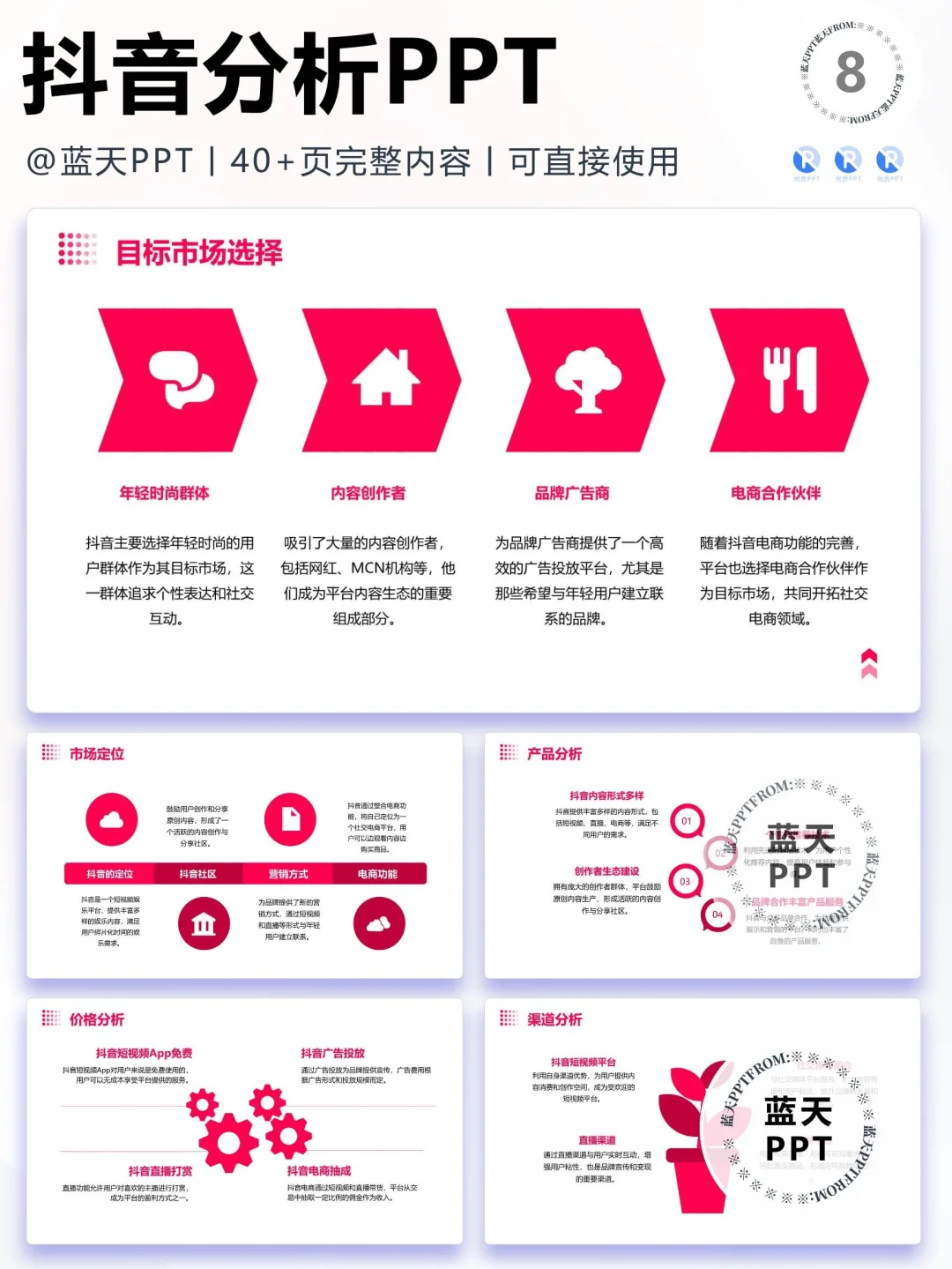 【067】抖音战略分析营销策略 SWOT PPT