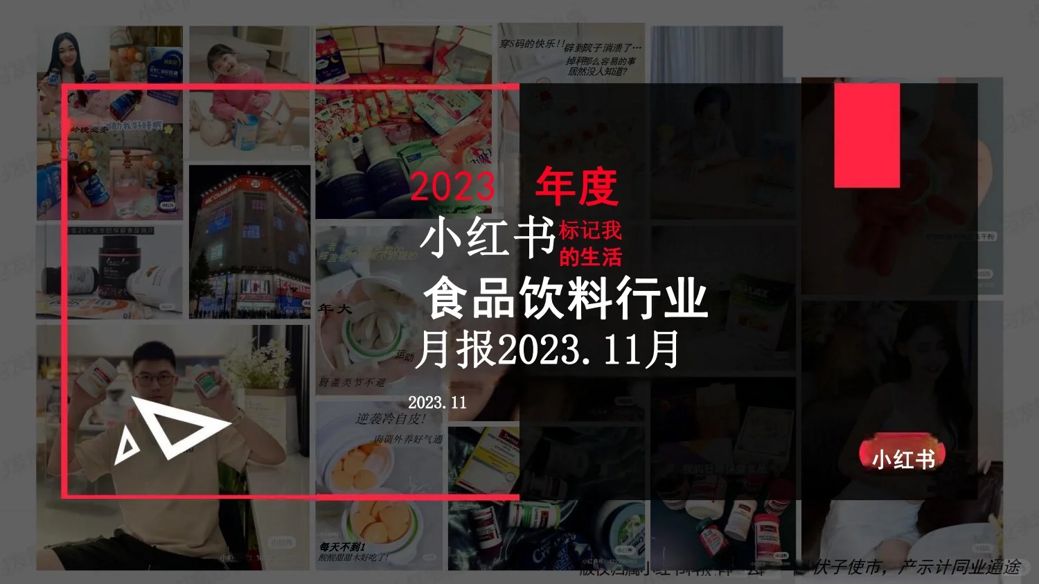 重磅合集:小红书18个行业洞察月报-11月