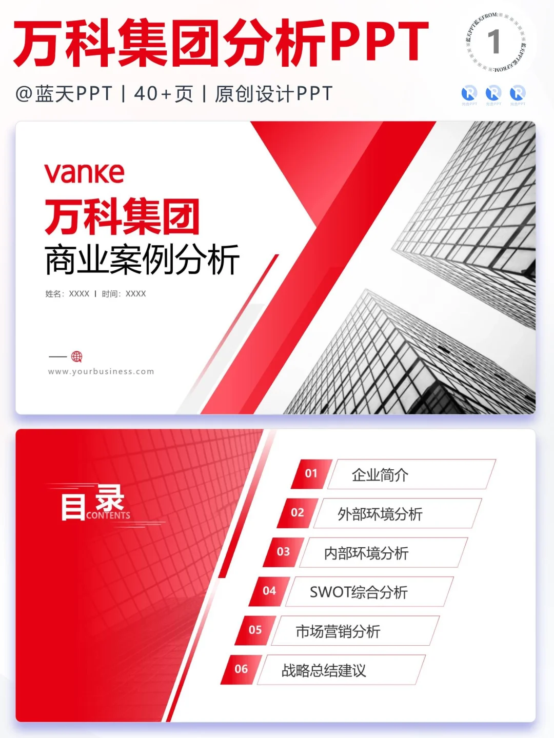 【015】万科集团战略品牌营销SWOT分析PPT