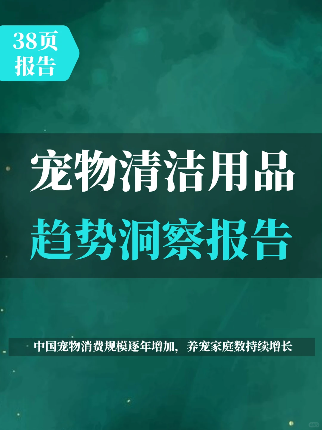 2024宠物清洁用品趋势洞察报告