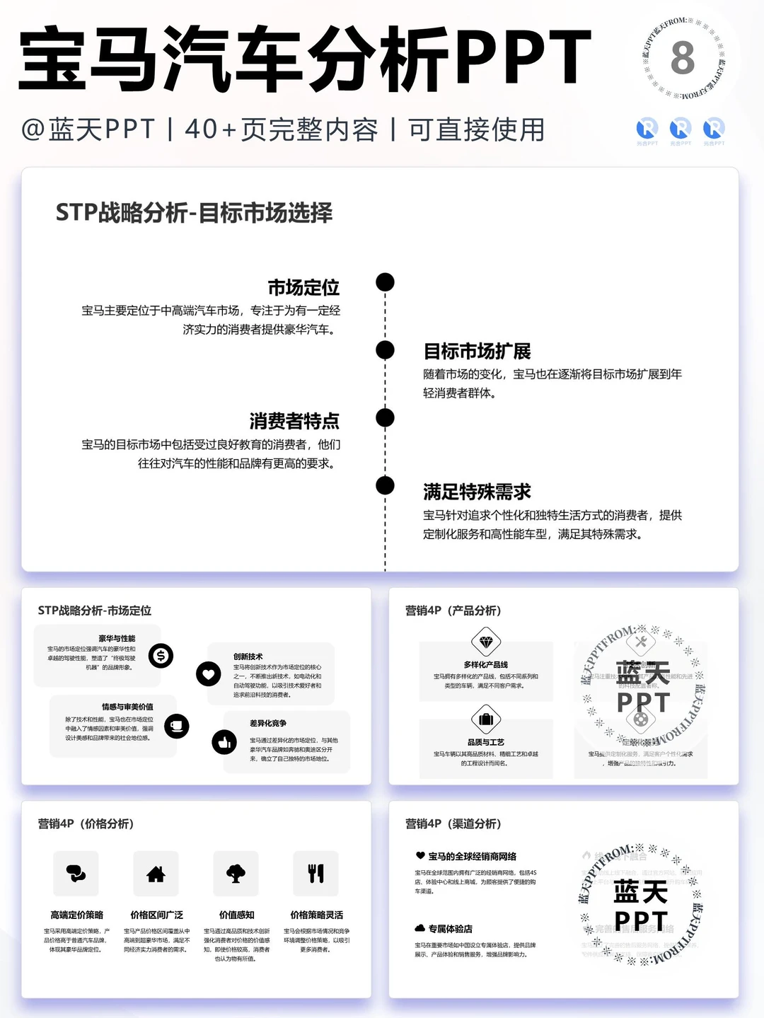 【059】宝马汽车战略分析营销策略 SWOT PPT