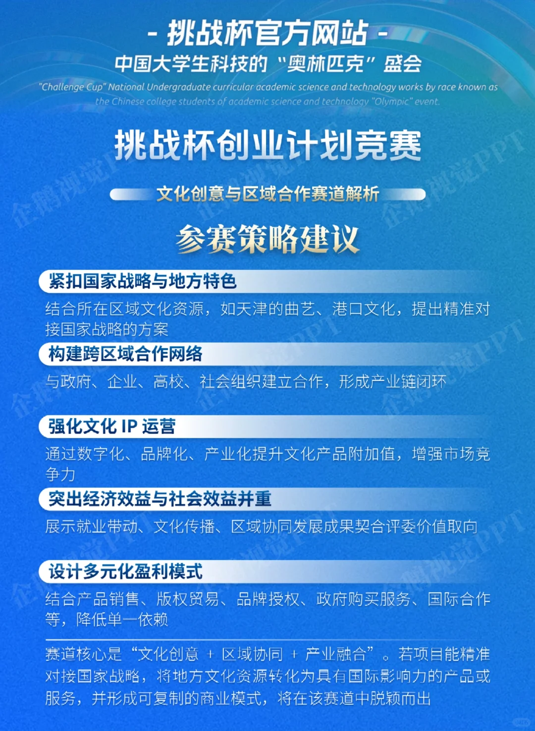 2026“挑战杯”大学生创业计划竞赛五大赛道