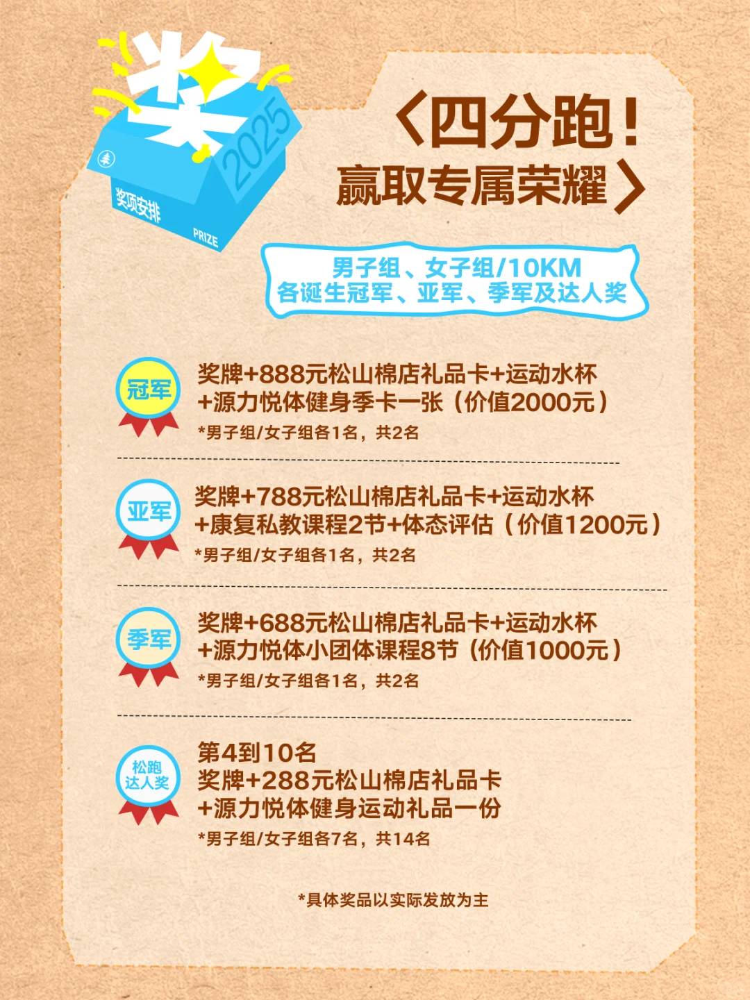 2025年第四届欢乐跑招募?惊喜厚礼来报名