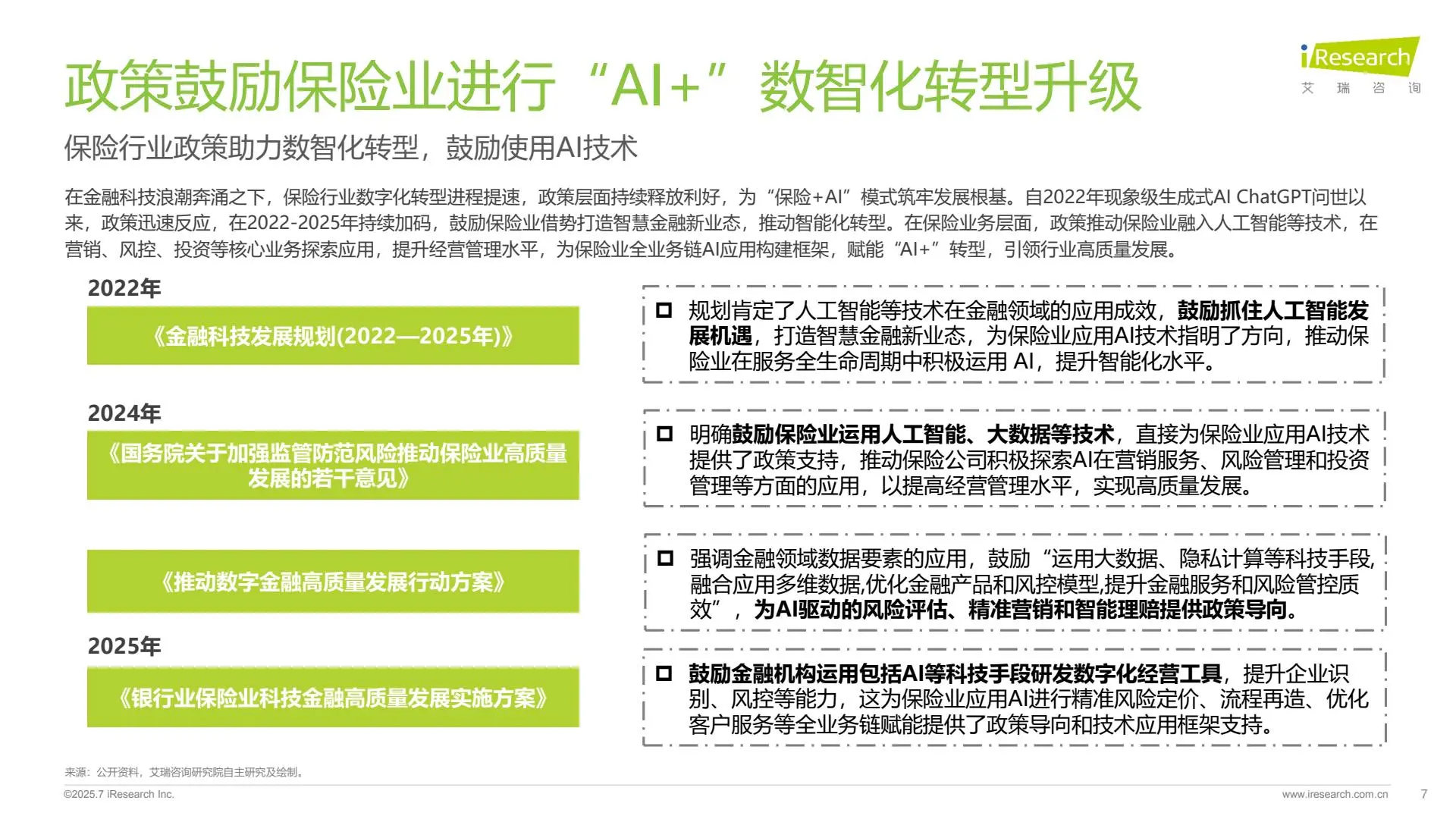 2025年保险行业AI应用全景洞察报告