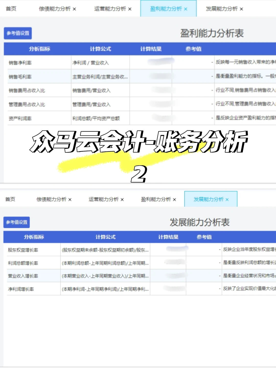 众马云会计-账务分析2