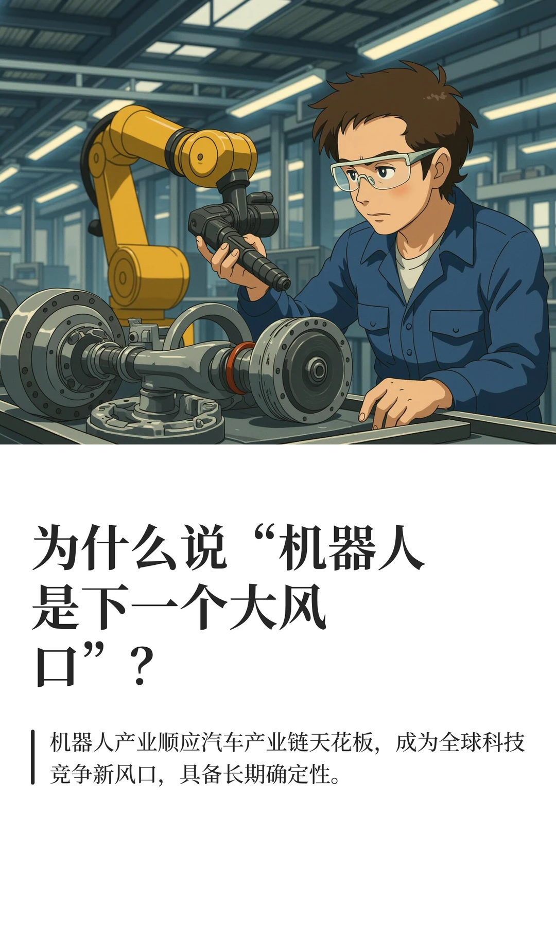 为什么说“机器人是下一个大风口”？