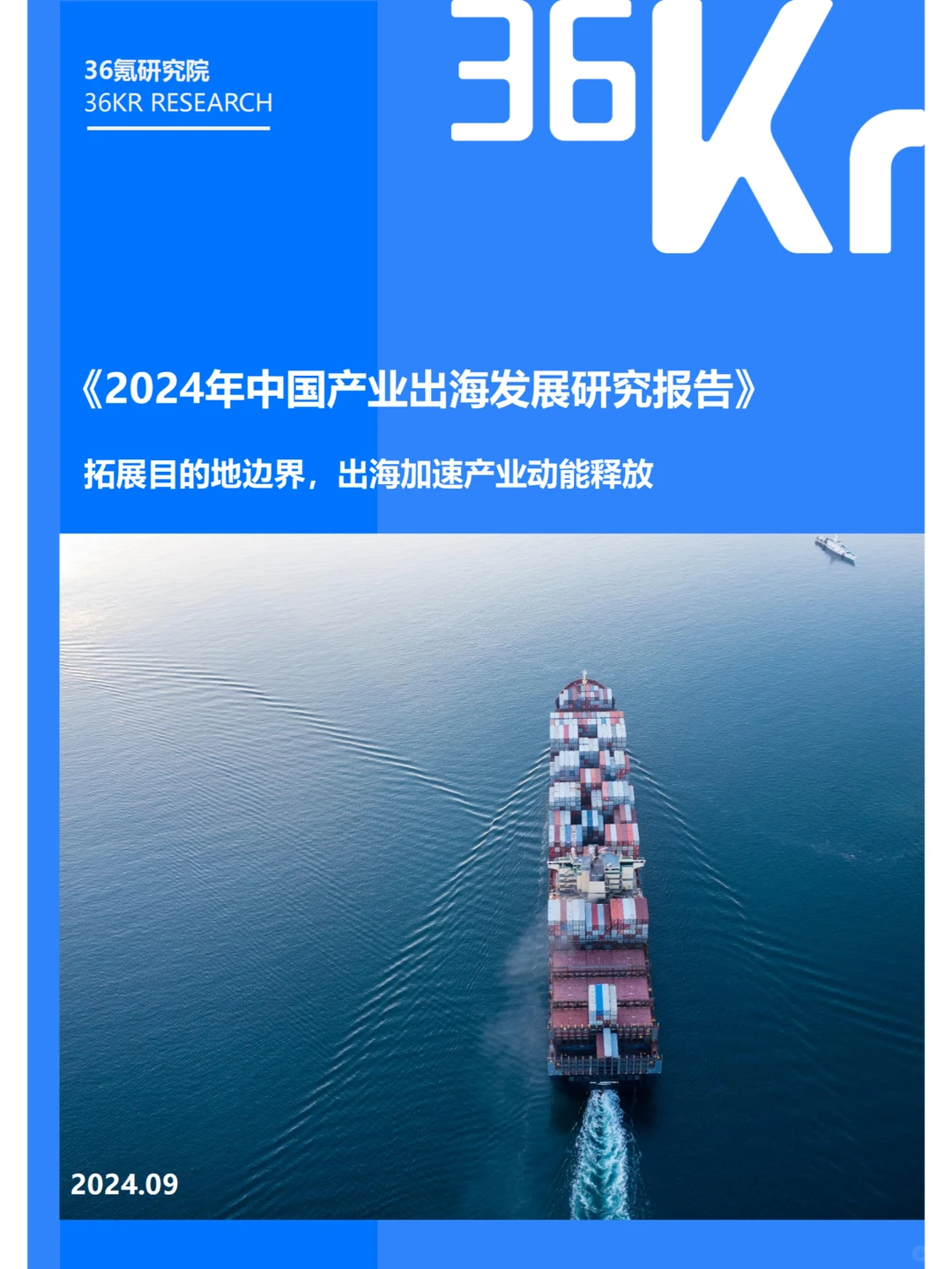 2024年中国产业出海发展研究报告