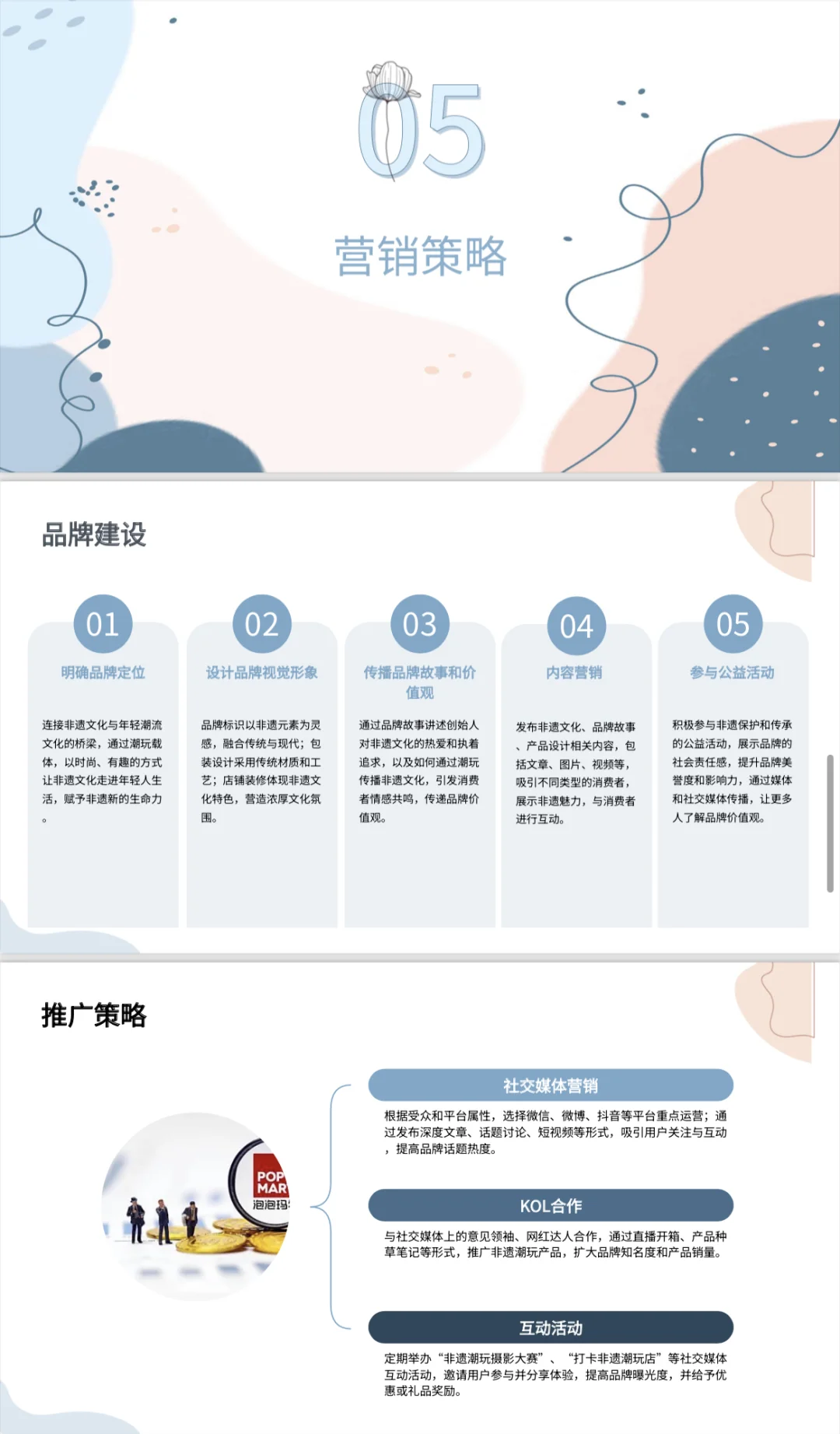 ?非遗泡泡玛特-创业计划书Word＋PPT