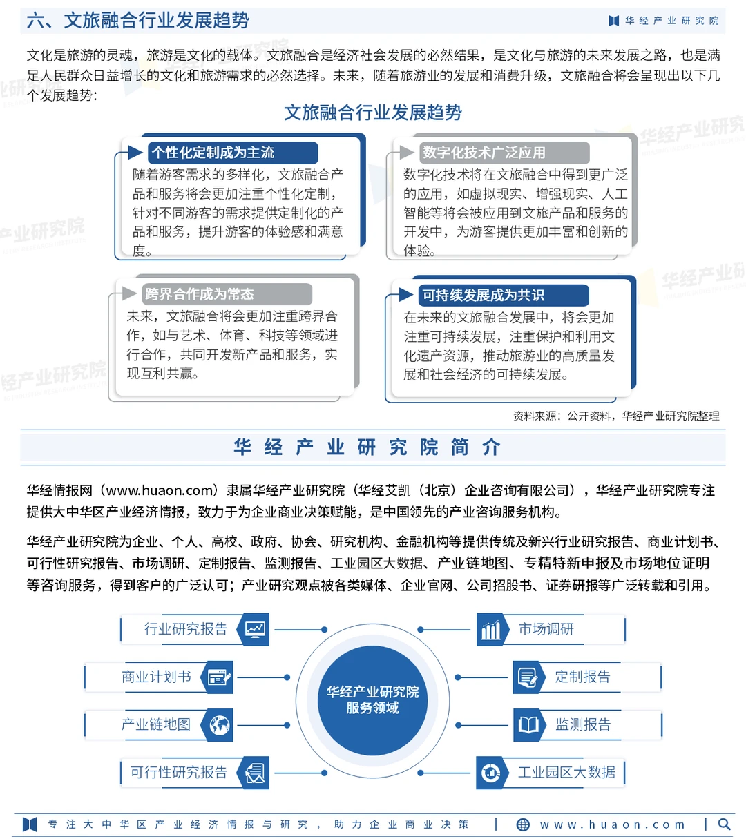 2025年中国文旅融合行业市场深度研究报告