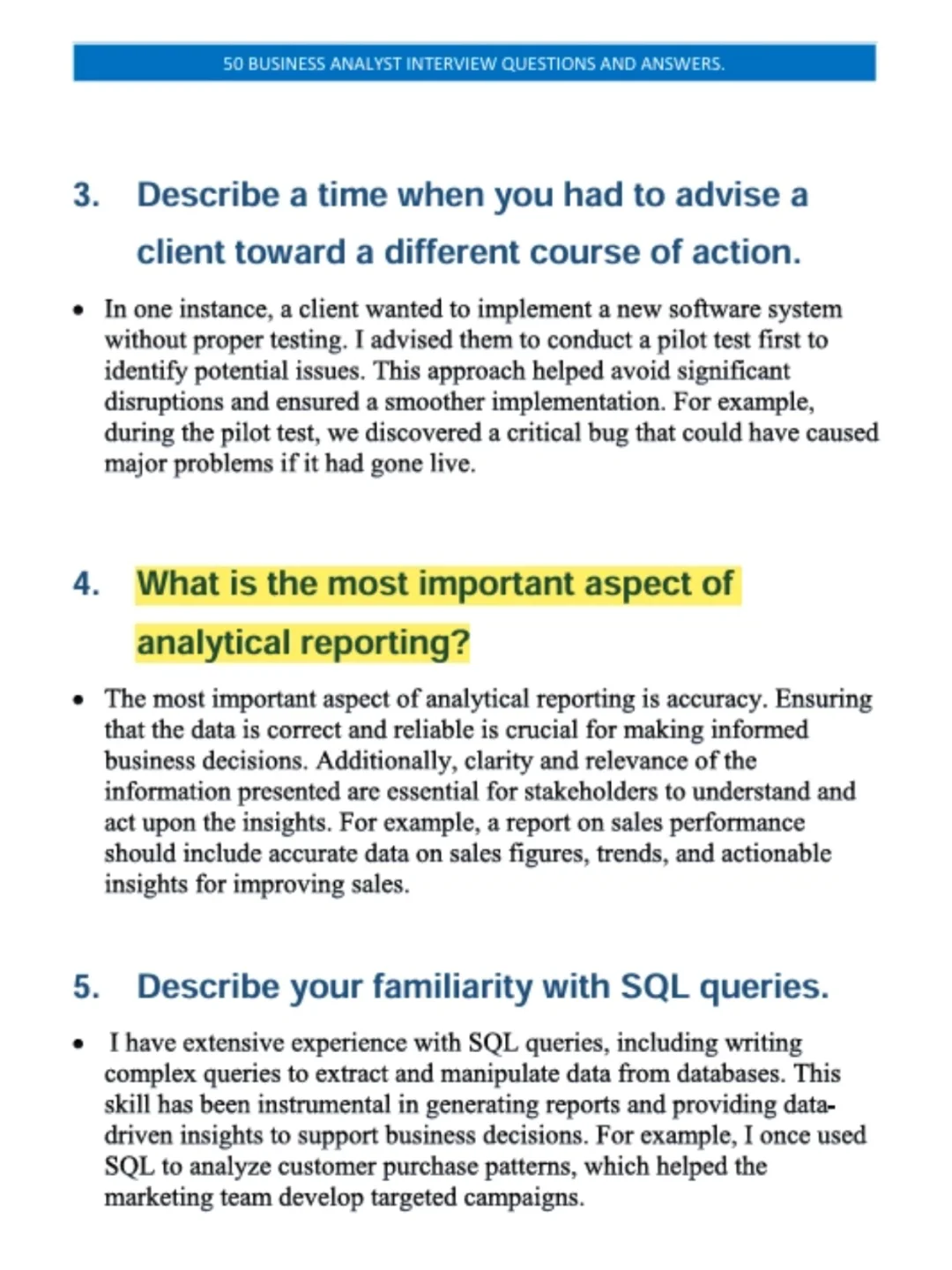 其实准备Business Analyst真的有捷径