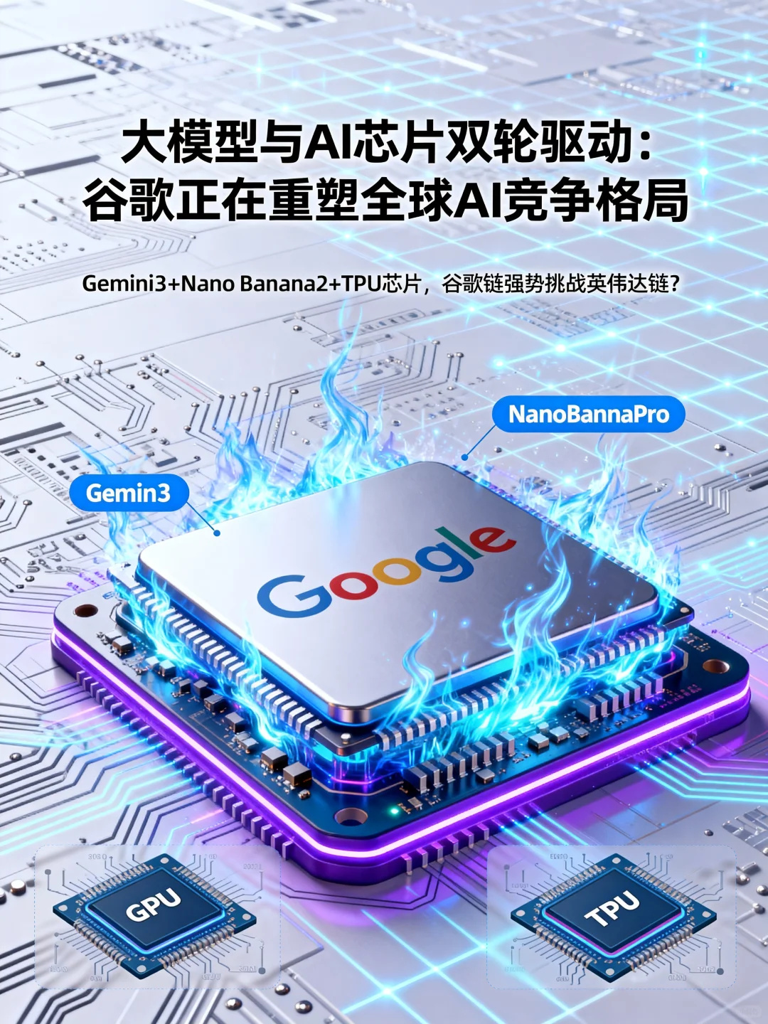 大模型+AI芯片 谷歌正在重塑AI竞争格局
