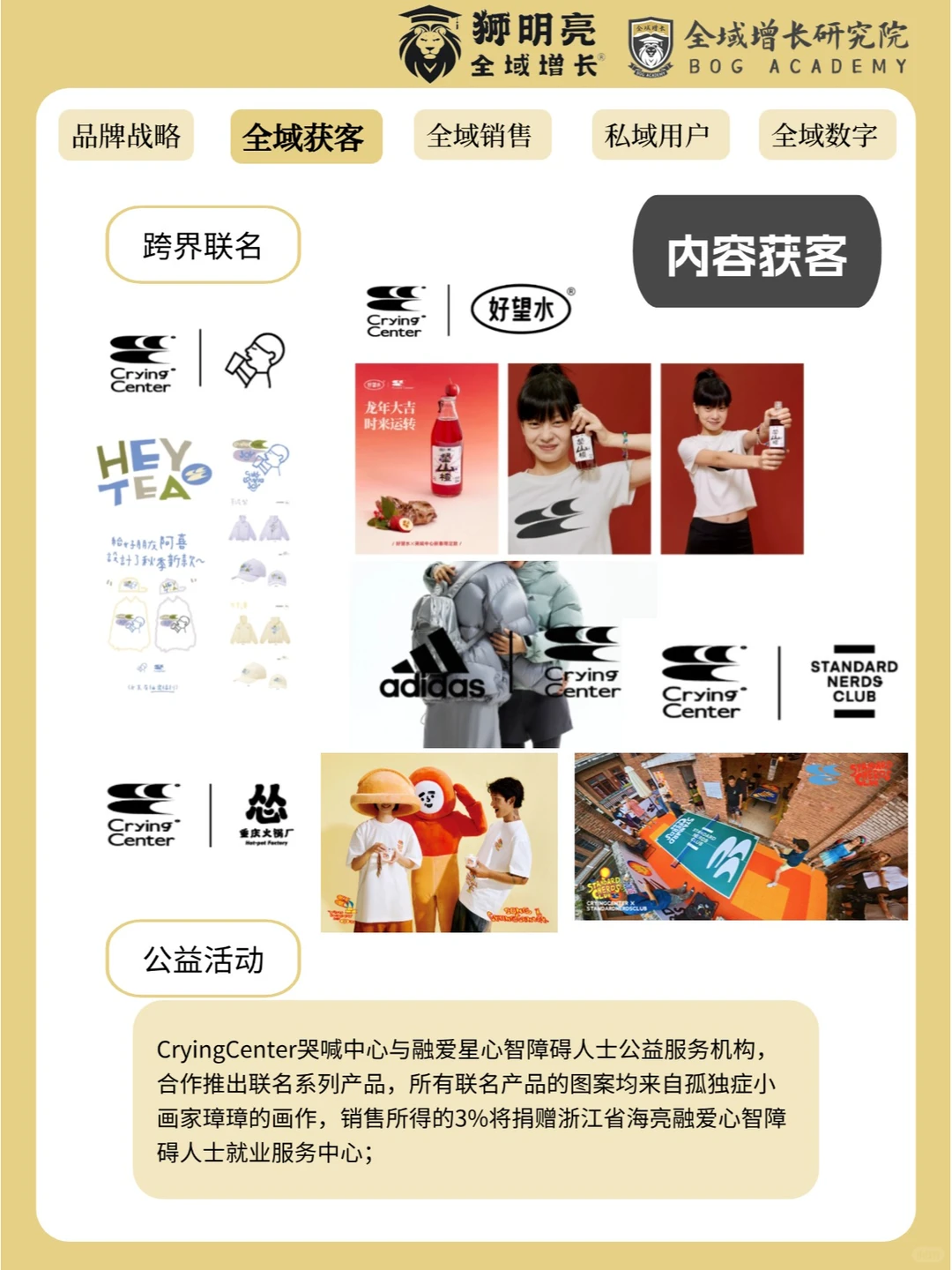 品牌案例 | 哭喊中心的全域增长模式分析