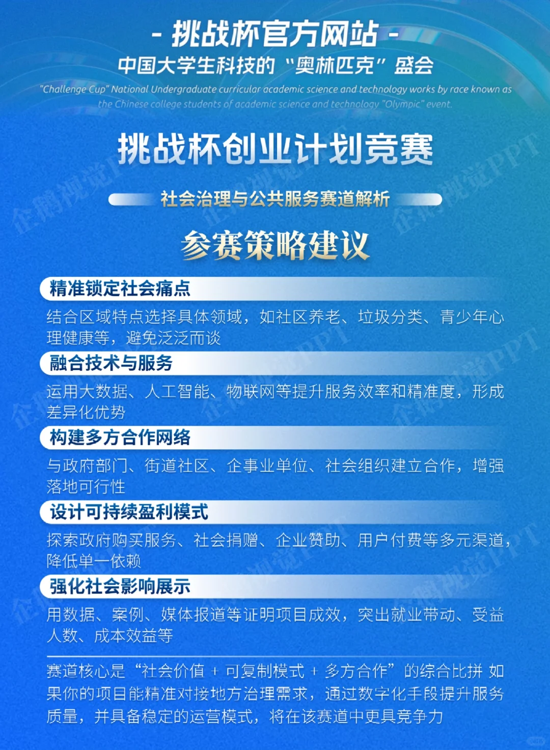 2026“挑战杯”大学生创业计划竞赛五大赛道