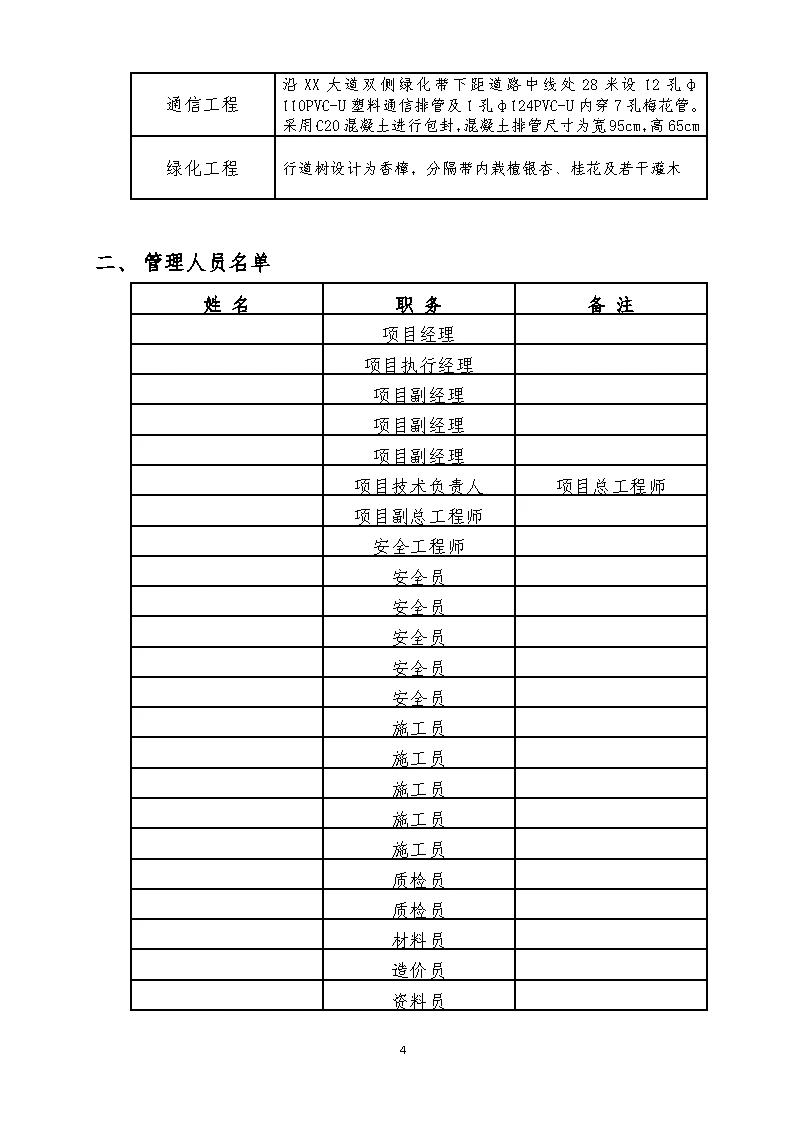 市政工程自评报告
