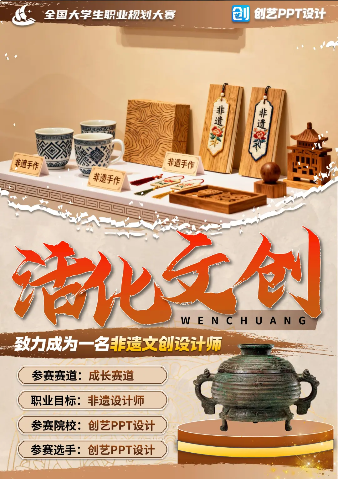 这样的非遗生涯发展报告 拿个金奖不过分吧