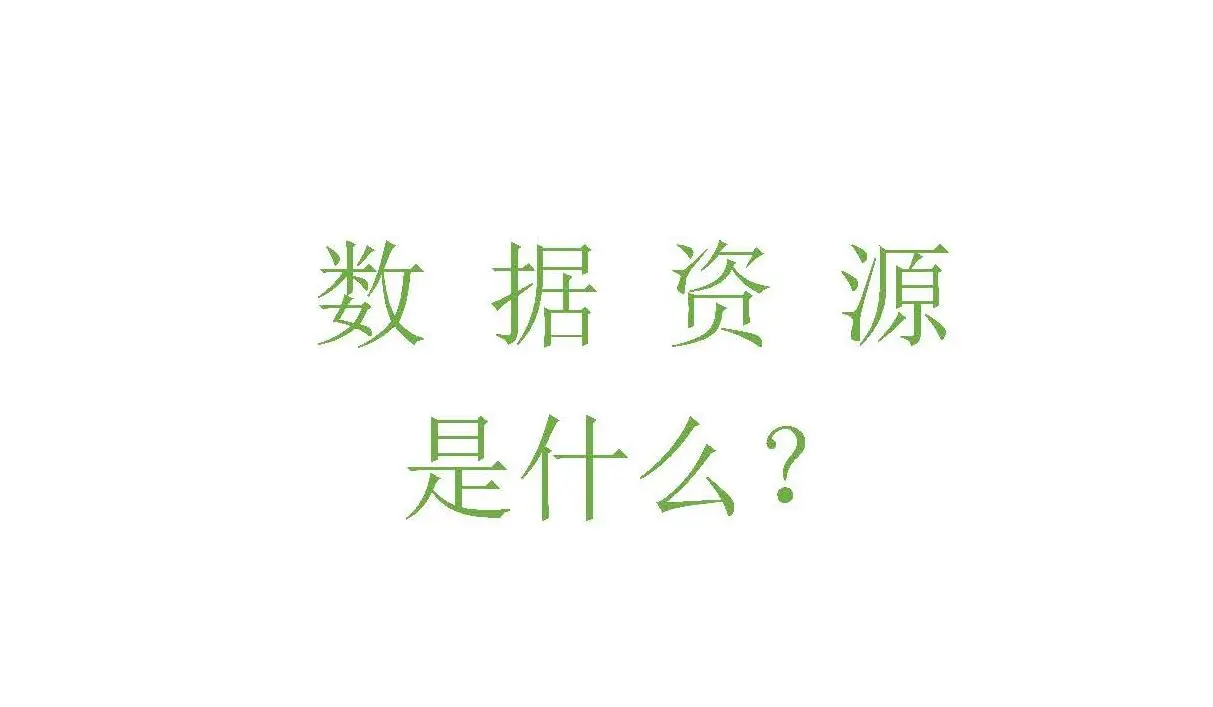 资产负债表里的“数据资源”是什么？