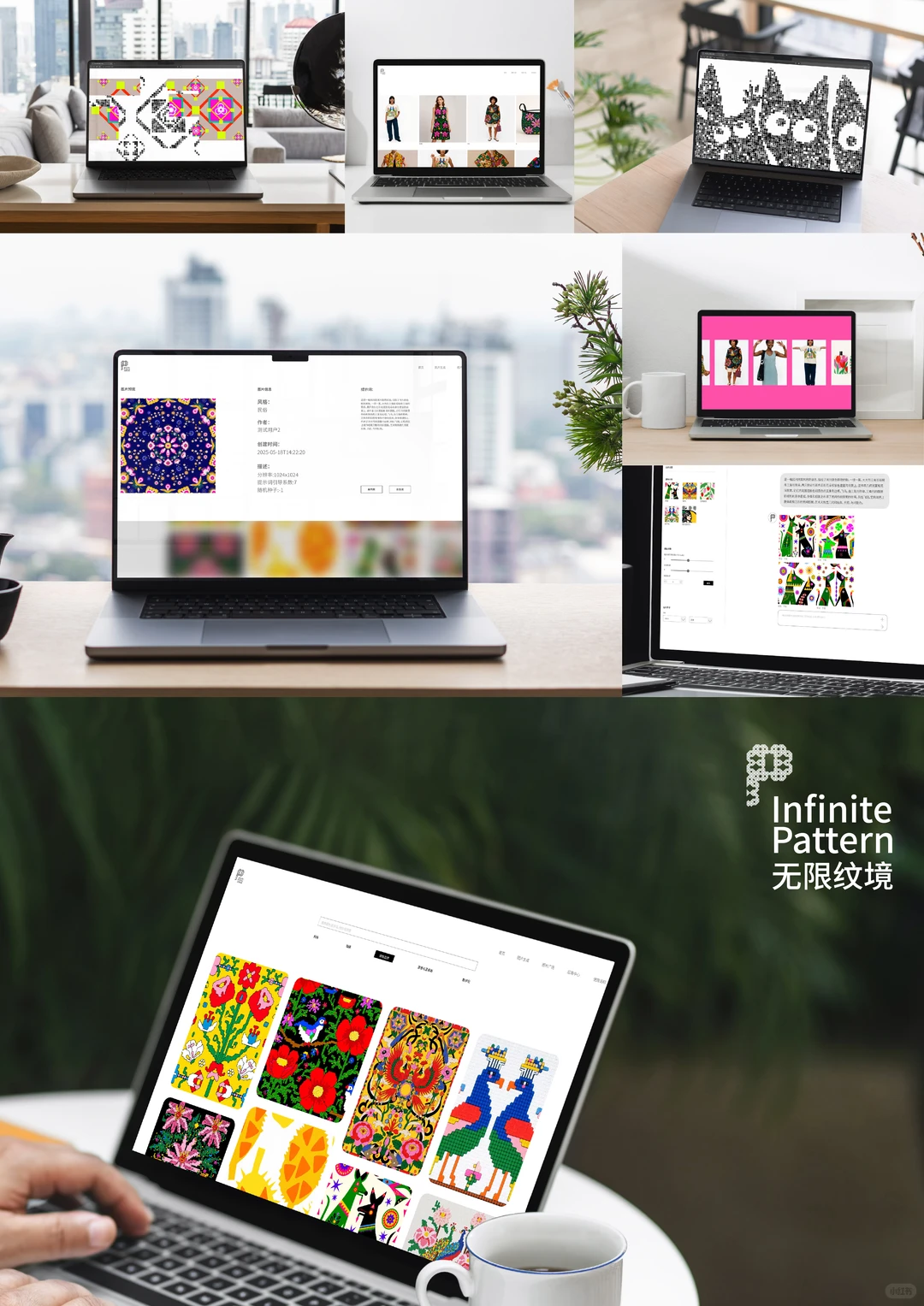 好创意国一作品分享：AI纹样生成平台