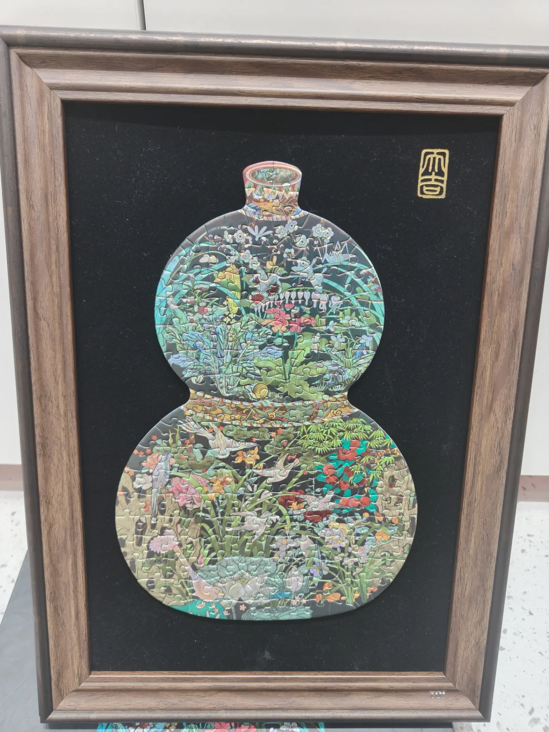一份小小的拼图！里面是大大的传统文化