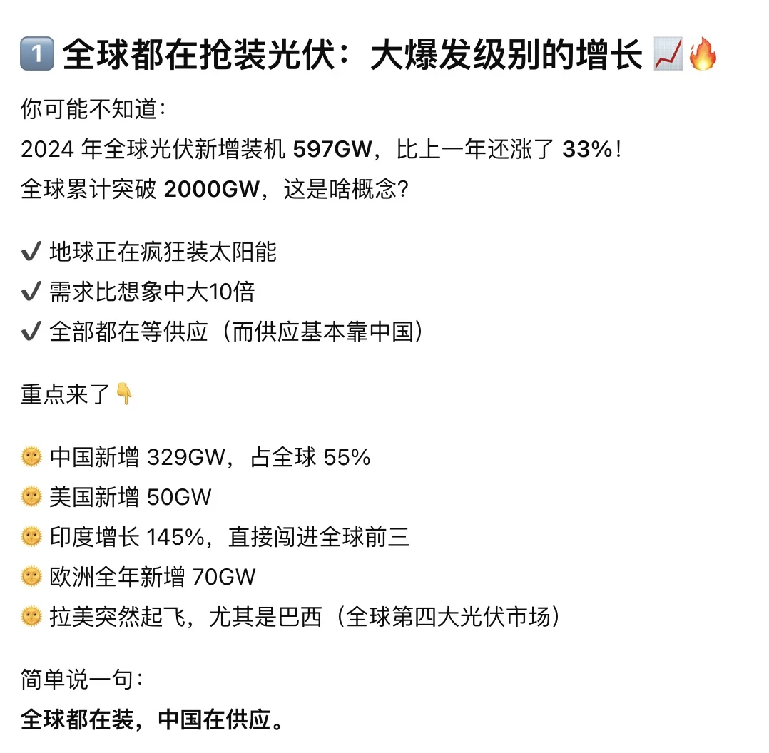 光伏出海，在海外真的杀疯了！⚡