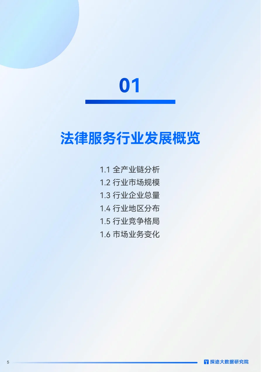 2025年法律服务行业发展趋势报告（免费）