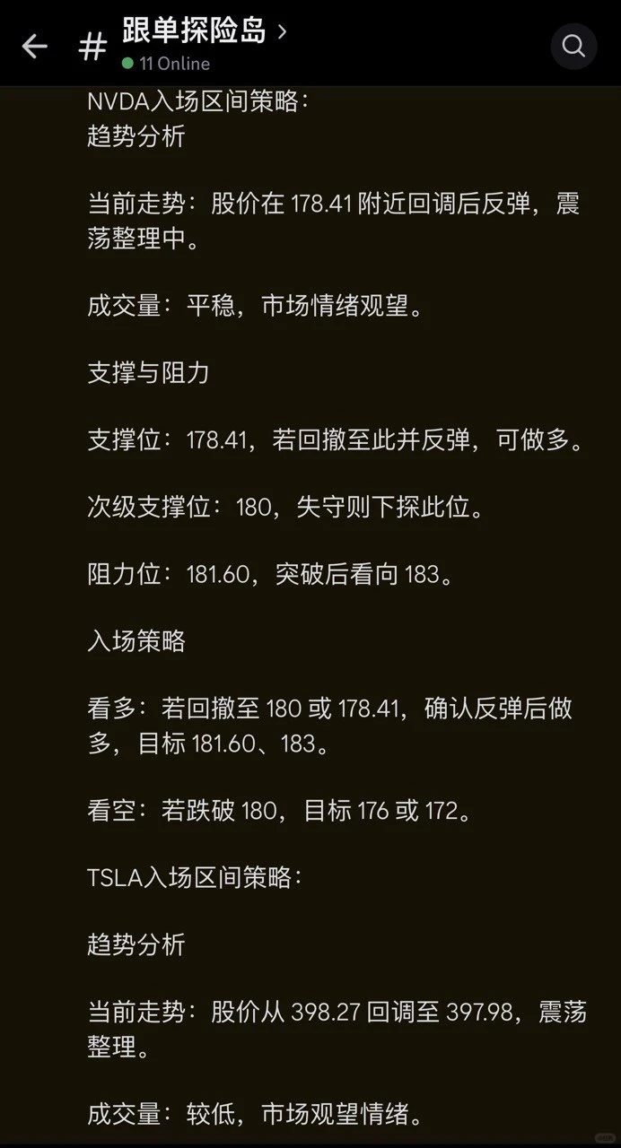 一些策略，不构成投资建议
