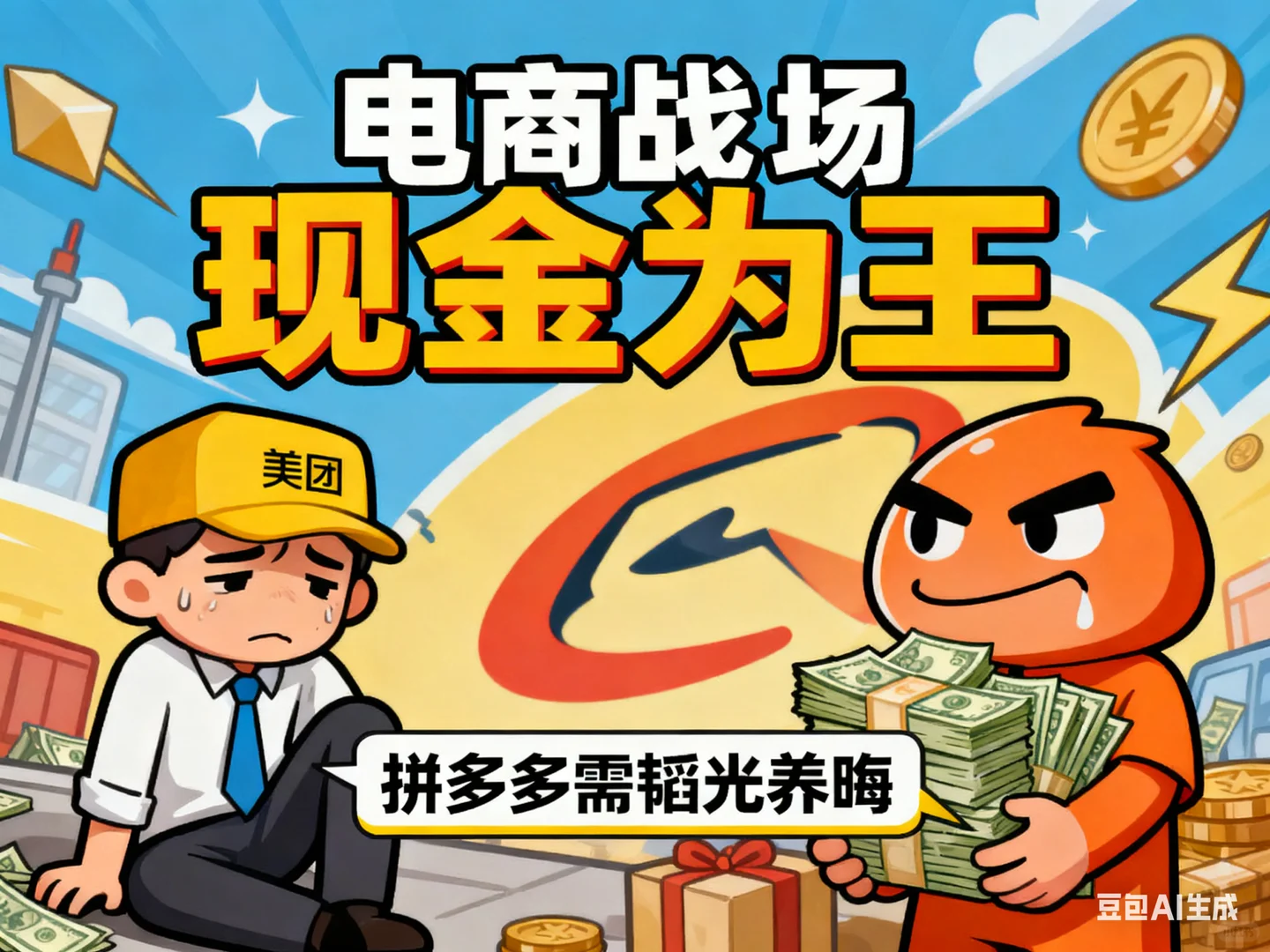 电商出清期 拼的就是现金血条