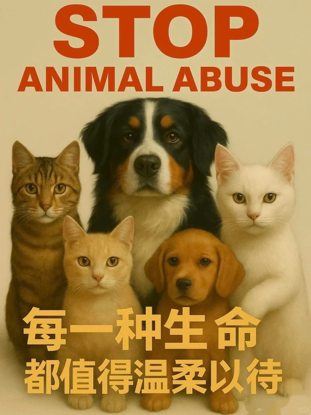 敬畏生命需要法律的震慑。支持立法。